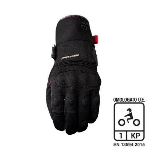 FIVE GLOVES GUANTI FIVE WFX CITY GTX SHORT BLACK (S)