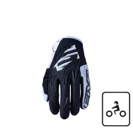 FIVE GLOVES GUANTI FIVE MXF3 BLACK/WHITE (XS)