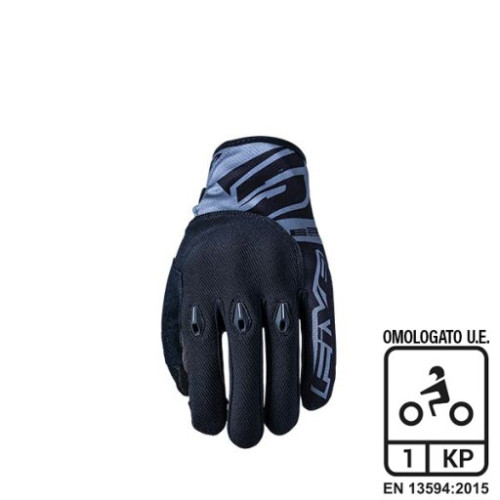 FIVE GLOVES GUANTI FIVE E3 EVO BLACK (M)