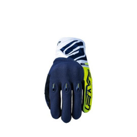 FIVE GLOVES GUANTI FIVE E3 EVO FLUO YELLOW/BLUE (XXL)
