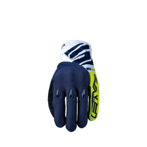 FIVE GLOVES GUANTI FIVE E3 EVO FLUO YELLOW/BLUE (XXL)