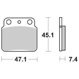 SET PASTIGLIE FRENO SBS 649SI