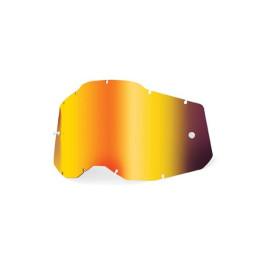 100% LENTE A SPECCHIO ROSSA PER MASCHERE RC2/AC2/ST2