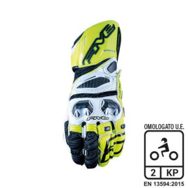 FIVE GLOVES GUANTI FIVE RFX RACE WHITE/FLUO YELLOW (XXL)