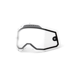 100% LENTE DOPPIA TRASPARENTE CON PRESE ARIA PER MASCHERE RC2/AC2/ST2