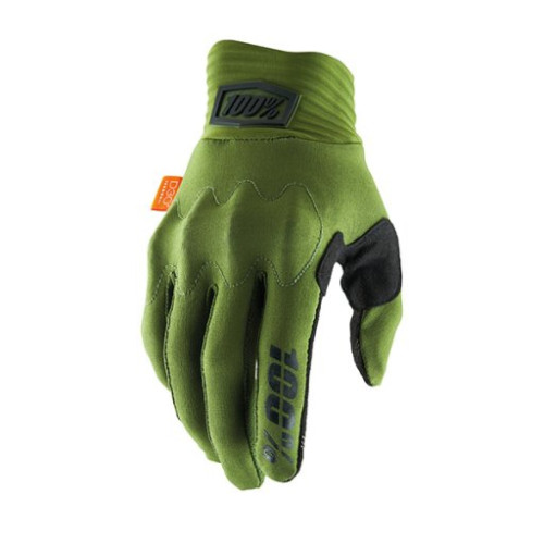 100% GUANTI 100% COGNITO ARMY GREEN/BLACK (S)