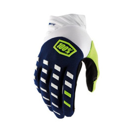 100% GUANTI 100% AIRMATIC NAVY/WHITE (L)