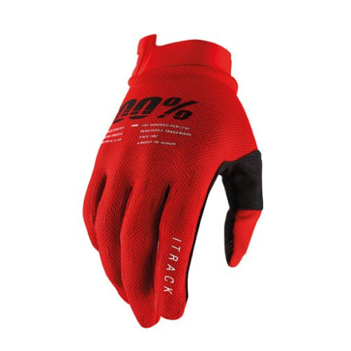 100% GUANTI 100% ITRACK RED (XXL)