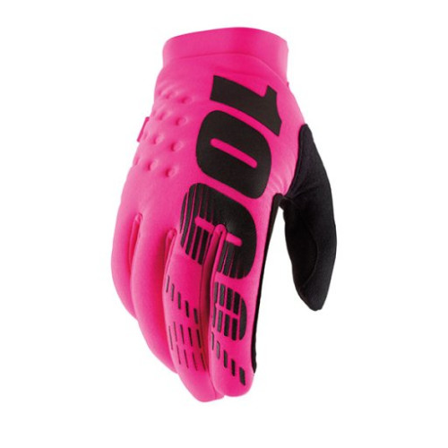 100% GUANTI 100% BRISKER NEON PINK (XL)