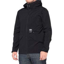 100% GIUBBINO 100% HYDROMATIC PARKA BLACK (TAGLIA M)