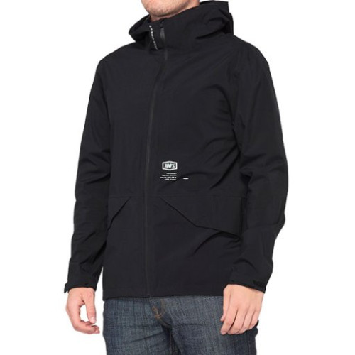 100% GIUBBINO 100% HYDROMATIC PARKA BLACK (TAGLIA M)
