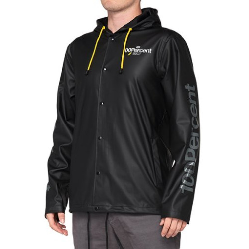 100% GIUBBINO CON CAPPUCCIO 100% MALA BLACK (TAGLIA S)