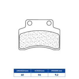 SET PASTIGLIE FRENO CL BRAKES 3047MSC