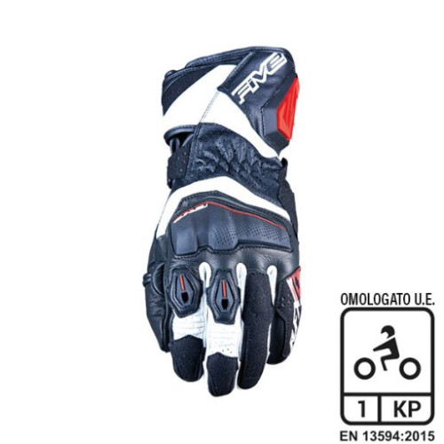 FIVE GLOVES GUANTI FIVE RFX4 EVO BLACK/WHITE/RED (S)
