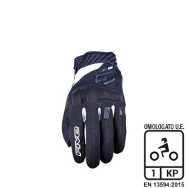 FIVE GLOVES GUANTI FIVE RS3 EVO BLACK/WHITE (S)