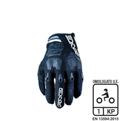 FIVE GLOVES GUANTI FIVE E2 BLACK (M)