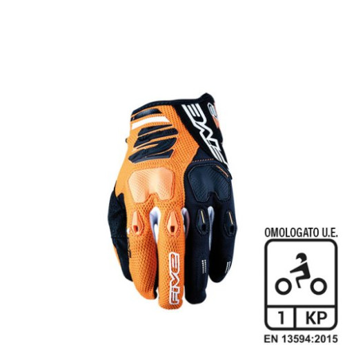 FIVE GLOVES GUANTI FIVE E2 ORANGE (M)