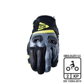 FIVE GLOVES GUANTI FIVE SF2 GREY/FLUOYELLOW (S)