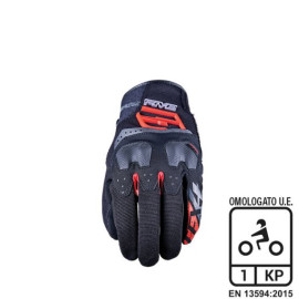 FIVE GLOVES GUANTI FIVE TFX4 BLACK/RED (XL)