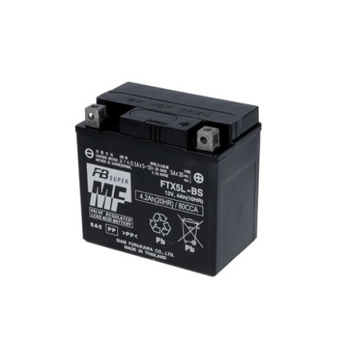 BATTERIA FURUKAWA FTX5L-BS 12V-4AH (ATTIVATA - ACTIVATED)
