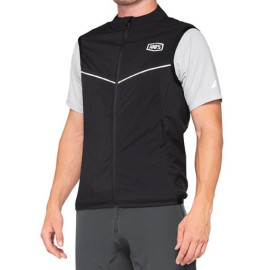 100% CORRIDOR STRETCH GILET BLACK - M