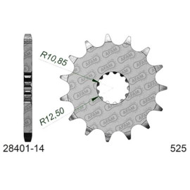 AFAM PIGNONE AFAM IN ACCIAIO P525 - Z14 (DIS.28401)