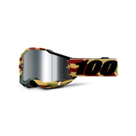 100% MASCHERA 100% ACCURI 2 MISSION - LENTE A SPECCHIO ARGENTO