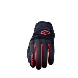 FIVE GLOVES GUANTI FIVE GLOBE EVO BLACK/RED (XL)