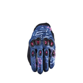 FIVE GLOVES GUANTI DONNA FIVE STUNT EVO2 FLOWERS PINK (L)