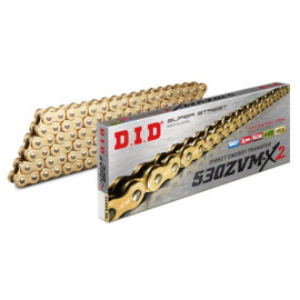 DID CATENA DID 530ZVM-X2 (Gold & Gold) - Lunghezza: 92 maglie con giunto a rivetto (ZJ)