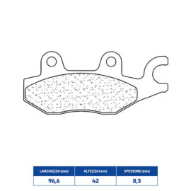 SET PASTIGLIE FRENO CL BRAKES 3036SC