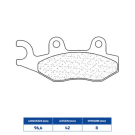 SET PASTIGLIE FRENO CL BRAKES 3087MSC