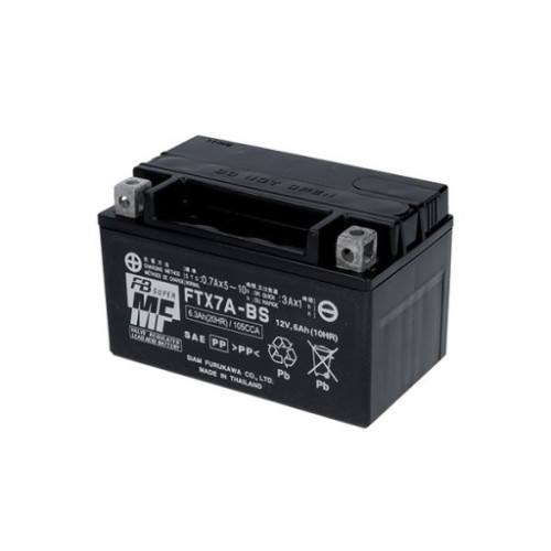 BATTERIA FURUKAWA FTX7A-BS 12V-6,0AH (ATTIVATA - ACTIVATED)