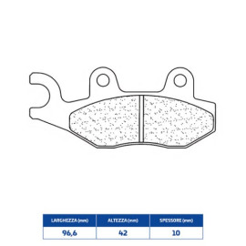 SET PASTIGLIE FRENO CL BRAKES 2288RX3