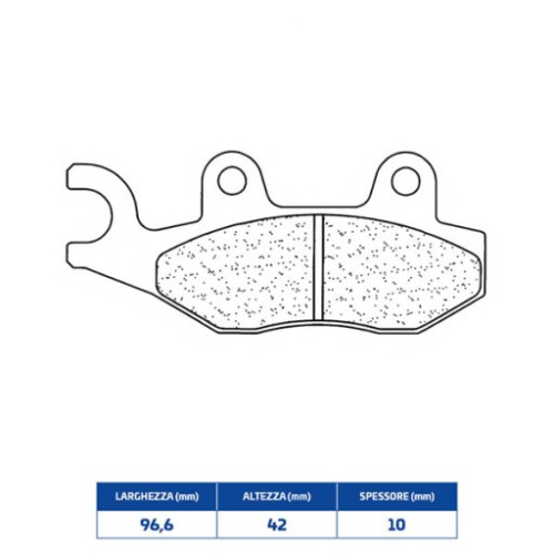 SET PASTIGLIE FRENO CL BRAKES 2288RX3