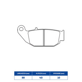 SET PASTIGLIE FRENO CL BRAKES 1259RX3