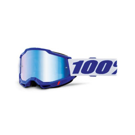 100% MASCHERA 100% ACCURI 2 BLUE - LENTE A SPECCHIO BLU