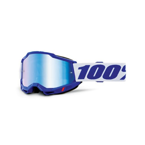 100% MASCHERA 100% ACCURI 2 BLUE - LENTE A SPECCHIO BLU