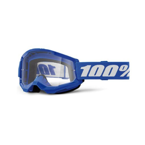100% MASCHERA 100% STRATA 2 BLUE - LENTE TRASPARENTE