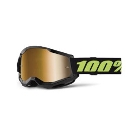 100% MASCHERA 100% STRATA 2 SOLAR ECLIPSE - LENTE A SPECCHIO ORO
