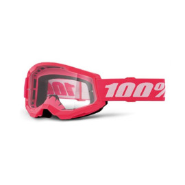 100% MASCHERA 100% STRATA 2 PINK - LENTE TRASPARENTE