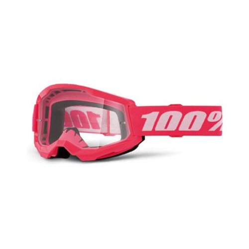 100% MASCHERA 100% STRATA 2 PINK - LENTE TRASPARENTE