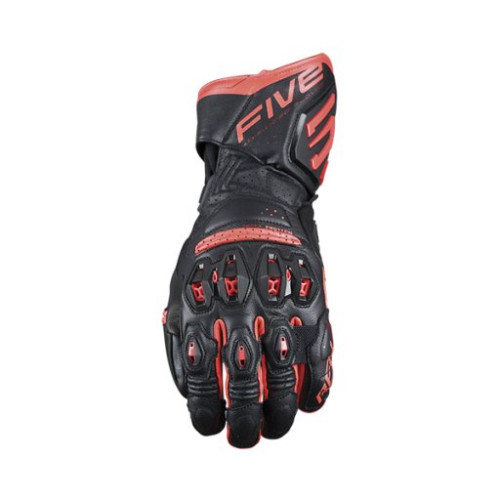 FIVE GLOVES GUANTI FIVE RFX3 EVO BLACK / FLUO RED (S)