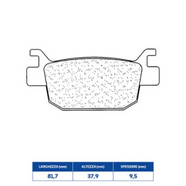 SET PASTIGLIE FRENO CL BRAKES 3083MSC