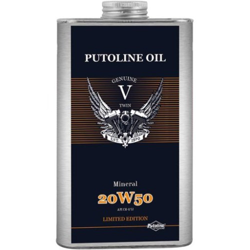 PUTOLINE PUTOLINE V -TWIN MINERAL 20W-50 (6 X 1 L TIN)