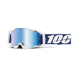 100% MASCHERA 100% ARMATIC BLUE - LENTE A SPECCHIO BLU