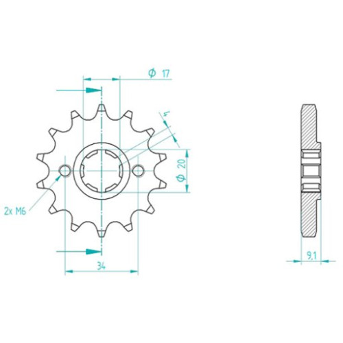 PIGNONE P428 - Z14 (DIS.00050)