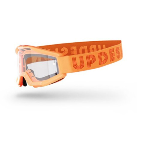 UP DESIGN MASCHERA UP DESIGN DYNAMITE ORANGE - LENTE TRASPARENTE
