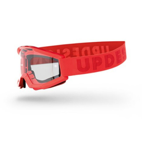 UP DESIGN MASCHERA UP DESIGN DYNAMITE RED - LENTE TRASPARENTE