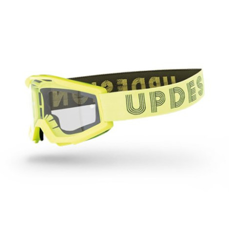 UP DESIGN MASCHERA UP DESIGN DYNAMITE NEON YELLOW - LENTE TRASPARENTE